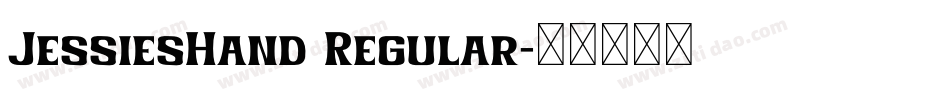 JessiesHand Regular字体转换